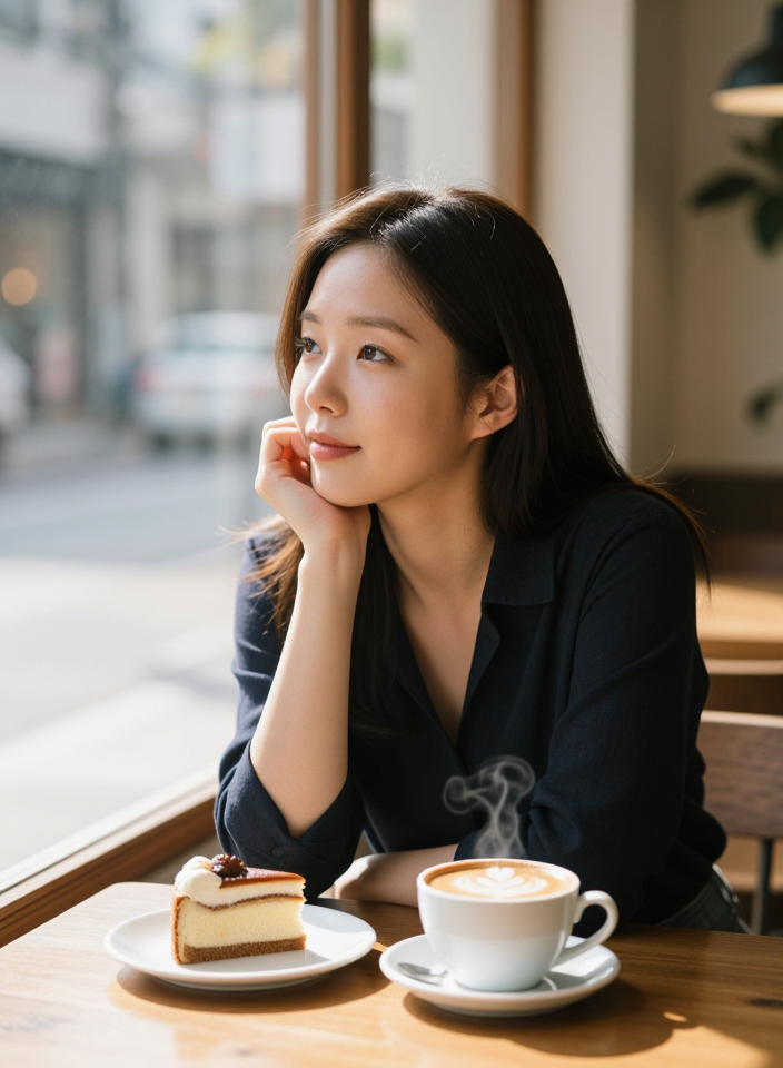 오후의 카페 시간
