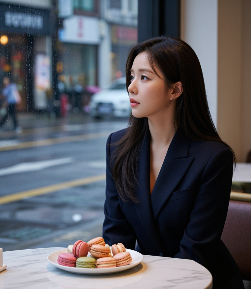 창가에서의 달콤한 시간